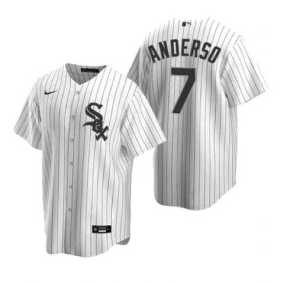 Chicago White Sox Tim Anderson White Jersey